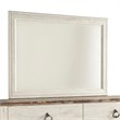 Ashley Furniture Willowton Engineered Wood Bedroom Mirror in White Wash