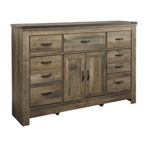 ashley furniture trinell 7 drawer dresser in brown