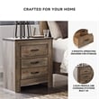 Signature Design by Ashley Trinell 2 Drawer Wood Night Stand in Brown