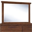 Ashley Furniture Ralene Engineered Wood Rectangle Bedroom Mirror in Medium Brown