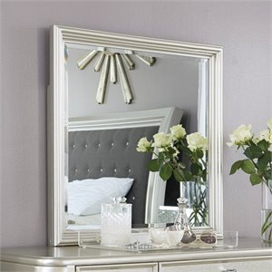 ashley furniture coralayne vanity mirror in silver