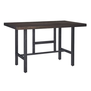 Dining Tables Cymax S Ashley Kavara Counter Height Dining Table In Medium Brown