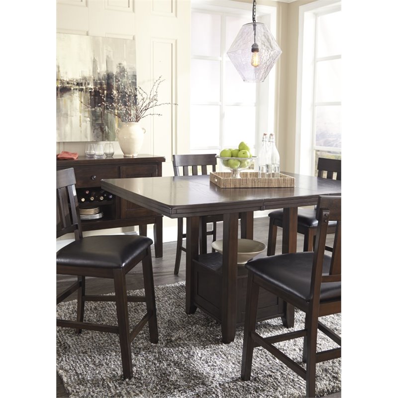 Expandable counter height online dining table