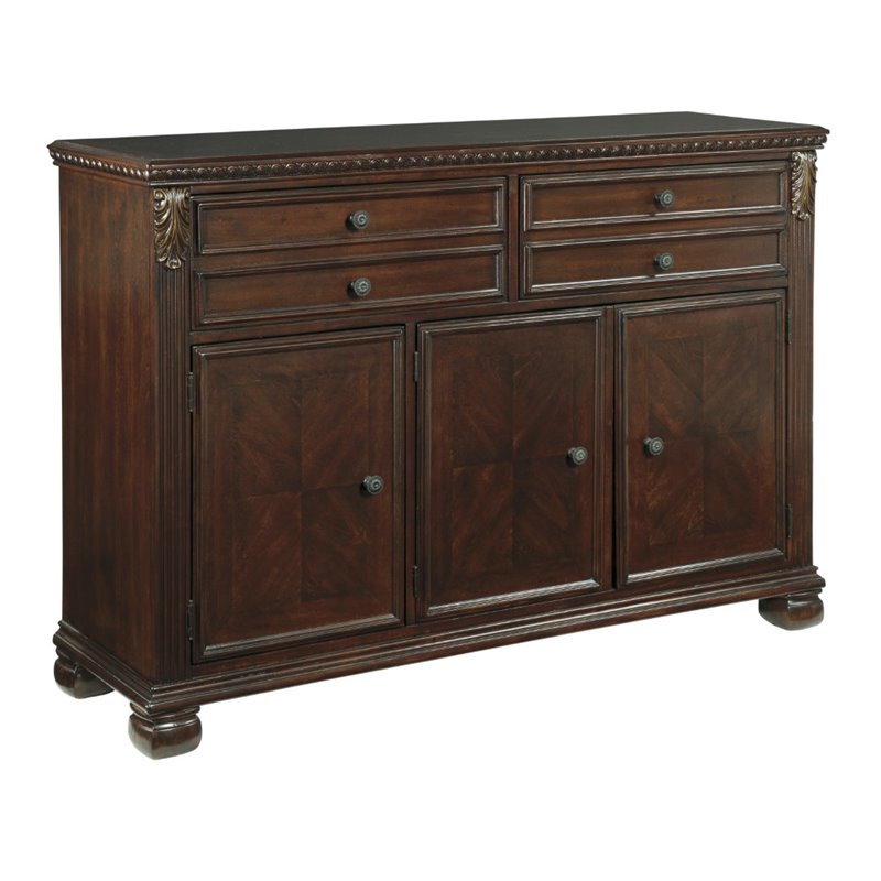 Ashley Leahlyn Buffet in Reddish Brown D62680