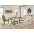 Signature Design by Ashley Bolanburg Upholstered Dining Side Chair in White