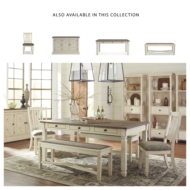 Signature Design by Ashley Bolanburg Dining Table in White