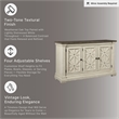 Ashley Furniture Furniture Bolanburg Server in Antique White and Weathered Oak