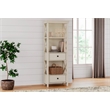 Ashley Furniture Bolanburg 3-Shelf Engineered Wood Bookcase in Antique White