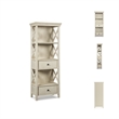 Ashley Furniture Bolanburg 3-Shelf Engineered Wood Bookcase in Antique White