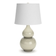 Signature Design by Ashley Saffi Ceramic Table Lamp in Cream