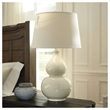 Signature Design by Ashley Saffi Ceramic Table Lamp in Cream