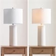 Signature Design by Ashley Steuben Ceramic Table Lamp in White (Set of 2)
