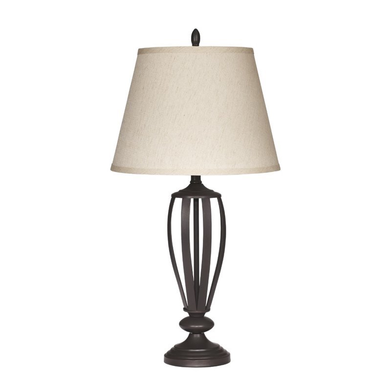 Ashley Mildred Metal Table Lamp In Bronze Set Of 2 L201944 Ashley Mildred Metal Table Lamp In Bronze Set Of 2