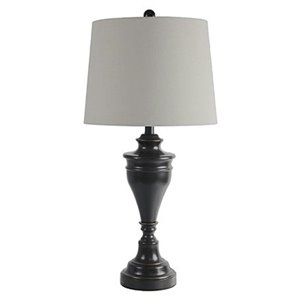 signature design by ashley darlita metal table lamp in bronze (set of 2)