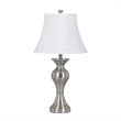 Ashley Furniture Rishona Metal Table Lamp in Brushed Silver (Set of 2 ...