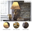 Signature Design by Ashley Derek Poly Table Lamp in Brown (Set of 2)