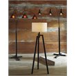 Ashley Furniture Sheriel Metal Arc Lamp in Black