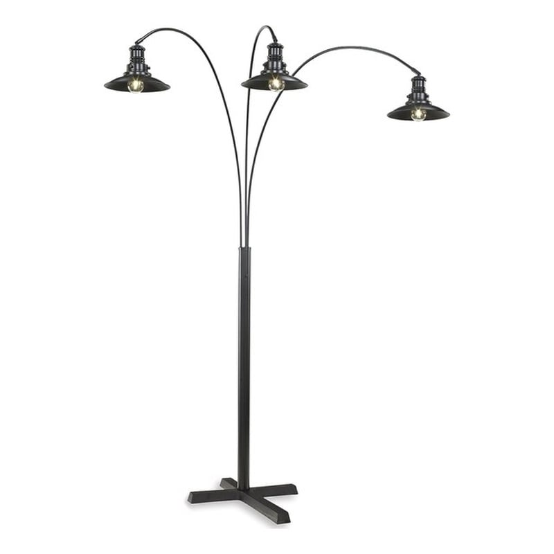 Signature Design by Ashley Sheriel Metal Arc Lamp in Black
