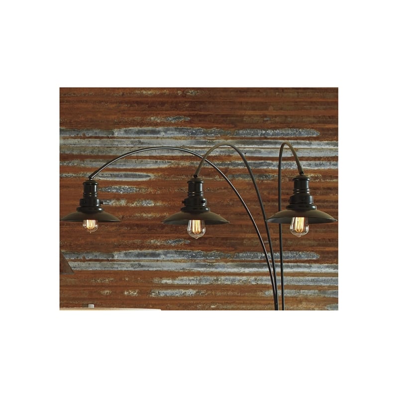 Signature Design by Ashley Sheriel Metal Arc Lamp in Black