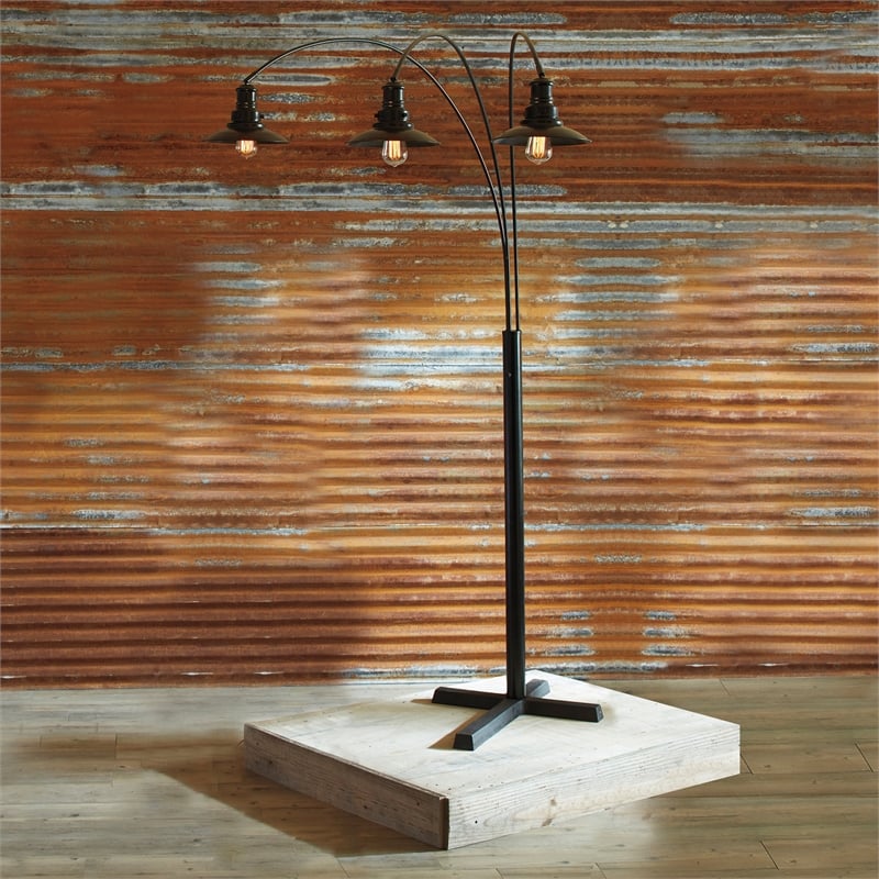 Signature Design by Ashley Sheriel Metal Arc Lamp in Black