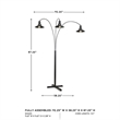 Signature Design by Ashley Sheriel Metal Arc Lamp in Black