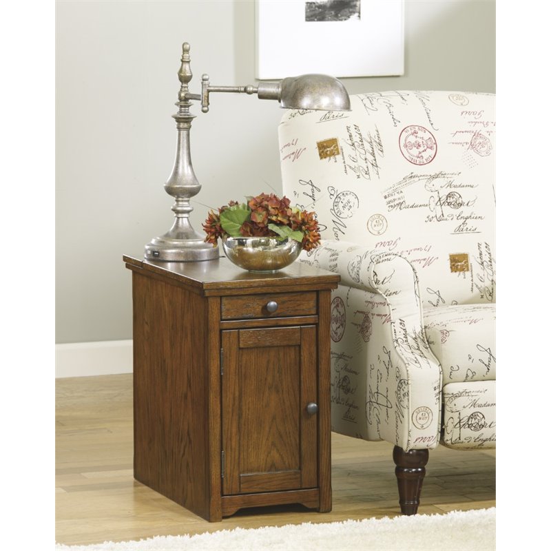 Ashley Furniture Laflorn End Table in Brown