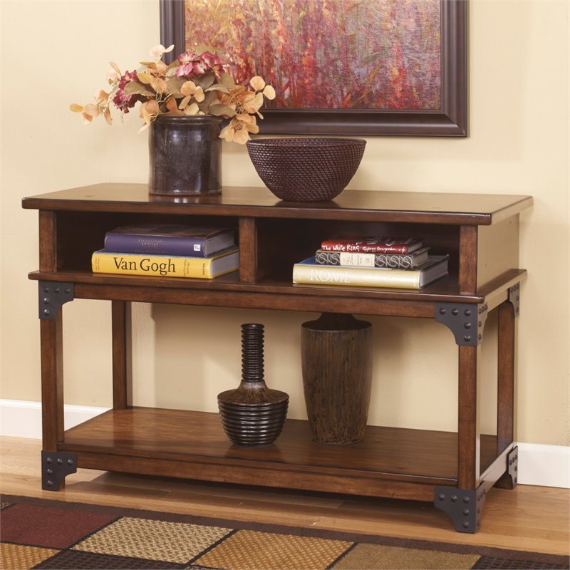 Ashley Furniture Murphy Console Console Table in Medium Brown - T352-4