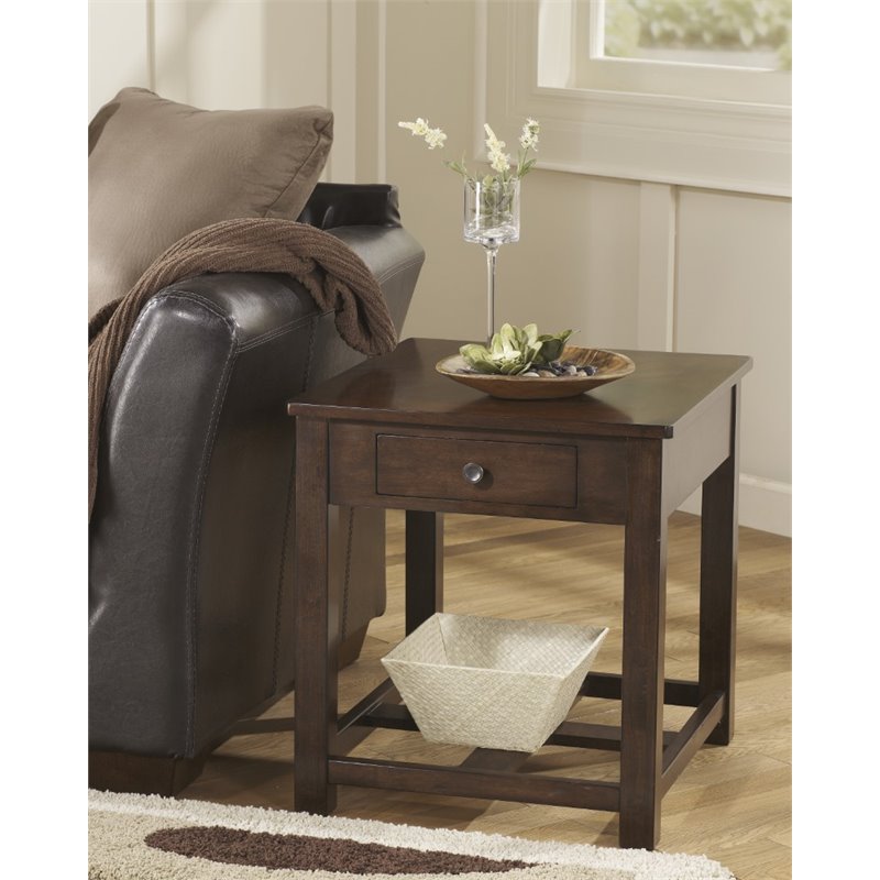 Ashley Furniture Marion End Table In Dark Brown T477 3