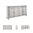 Ashley Furniture Mirimyn Engineered Wood Accent Cabinet in Antique White