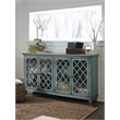 Ashley Furniture Mirimyn Engineered Wood Accent Cabinet in Antique Teal