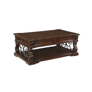 Coffee Tables Cymax S Ashley Alymere Lift Top Coffee Table In Rustic Brown