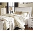 Ashley Furniture Willowton Queen Panel Bed in Whitewash