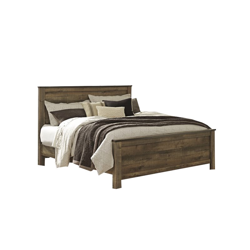 Ashley Furniture Trinell King Panel Bed In Brown B446 56 58 97 Kit