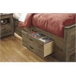 Ashley Furniture Trinell Full Panel Bed with Underbed Storage in Brown