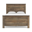 Ashley Furniture Trinell Full Panel Bed with Underbed Storage in Brown