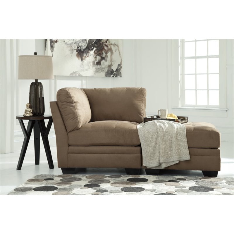 Ashley Iago 2 Piece Chaise Lounge in Mocha - 65105-51-08-PKG