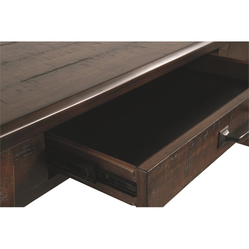 Ashley Furniture Baldridge Engineered Wood Home Office Desk in Rustic
