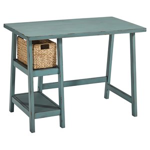 ashley furniture design mirimyn engineered wood home office small desk in teal