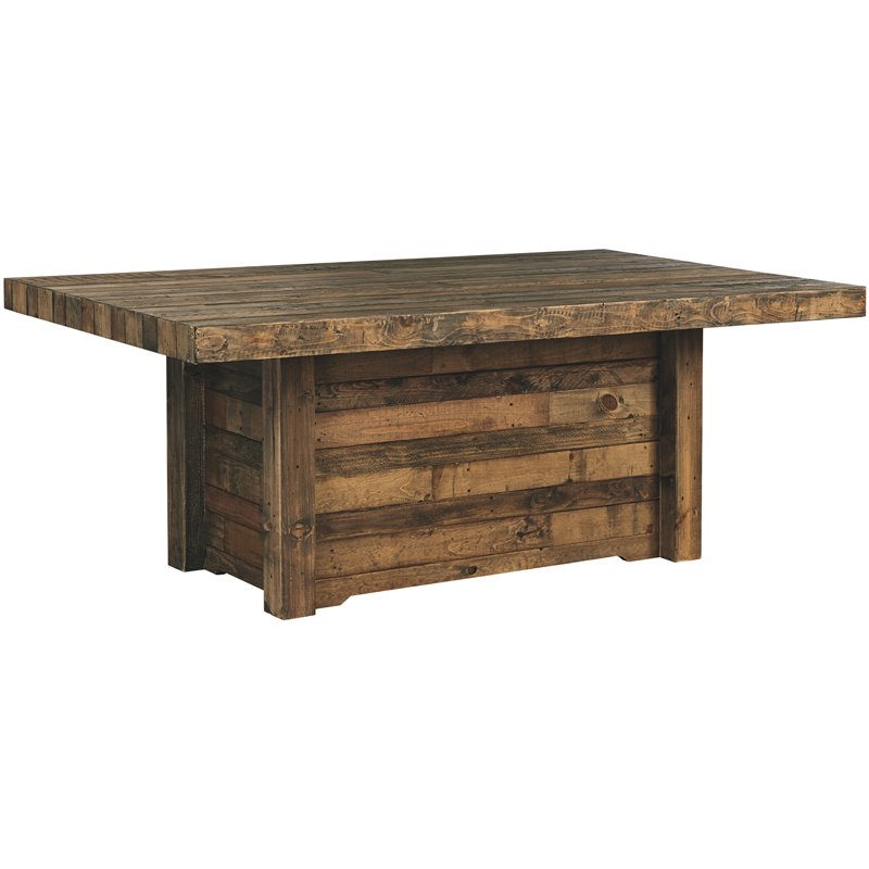 Ashley Furniture Sommerford Pine Wood Rectangular Dining Table in Natural Cymax Business