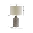 Signature Design by Ashley Linus Ceramic Table Lamp in Antique Black