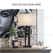 Signature Design by Ashley Aniela Metal Table Lamp in Bronze (Set of 2)