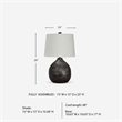 Signature Design by Ashley Maire Metal Table Lamp in Black and Gold