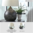 Signature Design by Ashley Maire Metal Table Lamp in Black and Gold