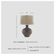 Signature Design by Ashley Magan Metal Table Lamp in Antique Bronze