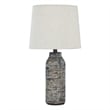 Signature Design by Ashley Mahima Paper Table Lamp in Black and White (Set of 2)