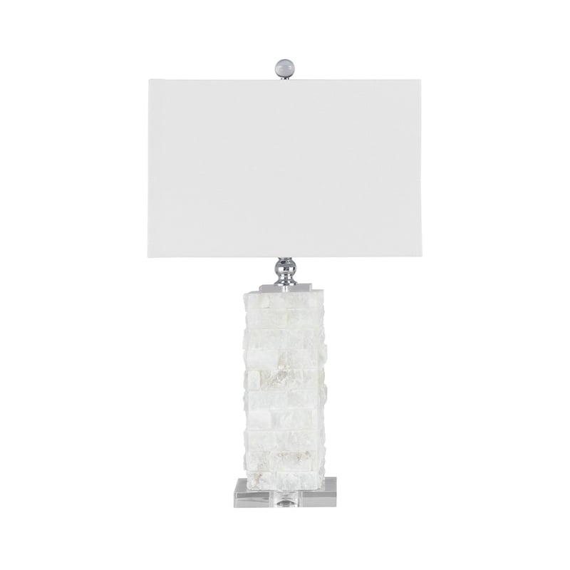 Signature Design by Ashley Malise Alabaster Table Lamp in White