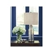 Signature Design by Ashley Laurentia Glass Table Lamp in Champagne