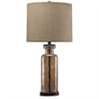 Signature Design by Ashley Laurentia Glass Table Lamp in Champagne