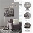 Signature Design by Ashley Winter Metal Arc Lamp in Silver