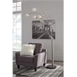 Signature Design by Ashley Winter Metal Arc Lamp in Silver